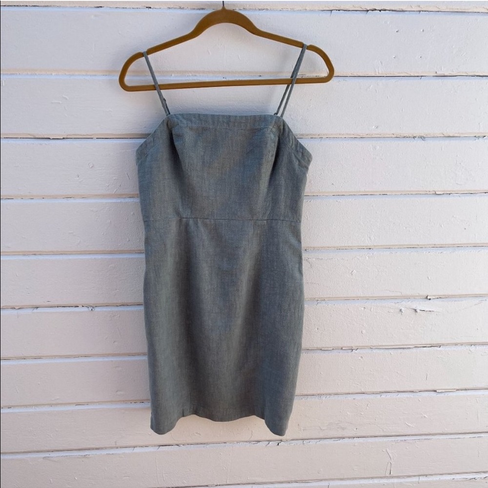 ASTR The Label Sheath Mini Dress Linen Cotton Blend